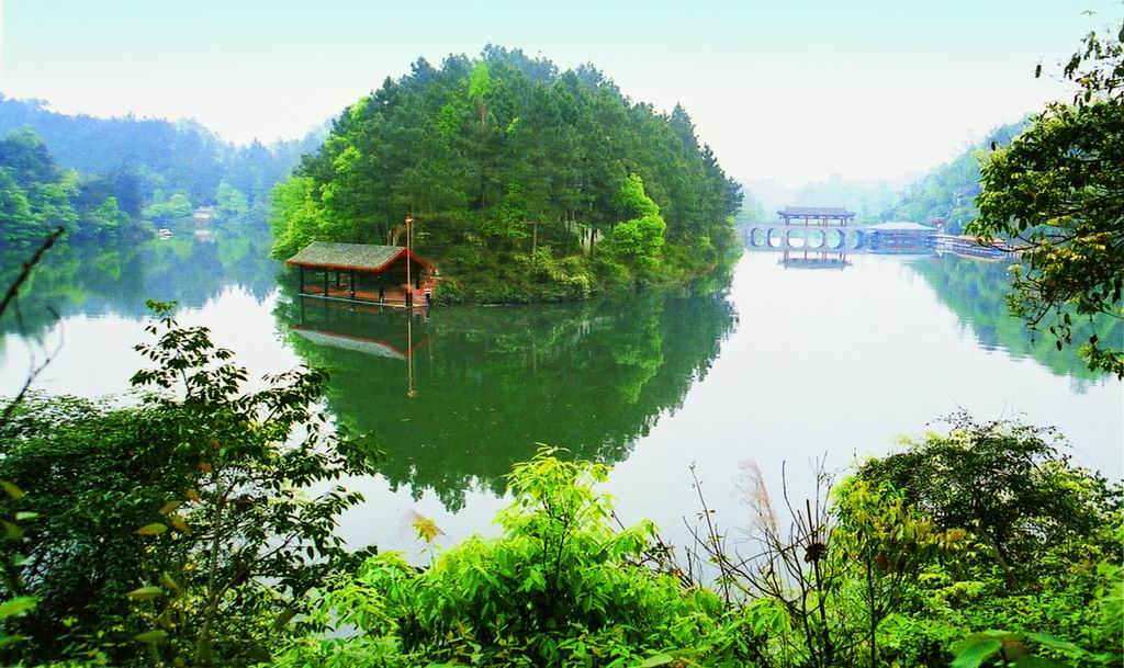 邛崃竹溪湖天气