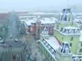 黑龙江漠河迎秋雪气温降至零下 已经开栓供热